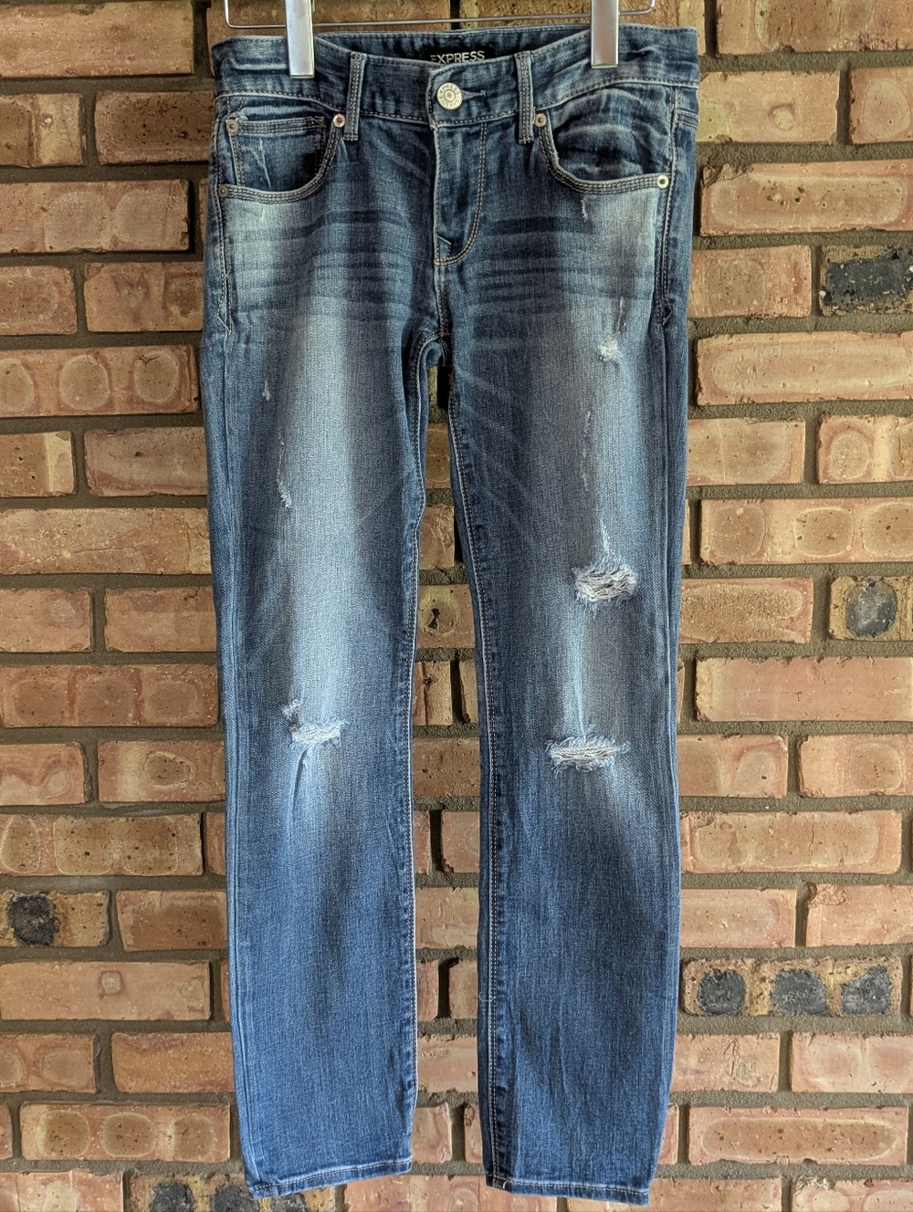 Express Stella Regular Fit Low Rise Skinny Jeans